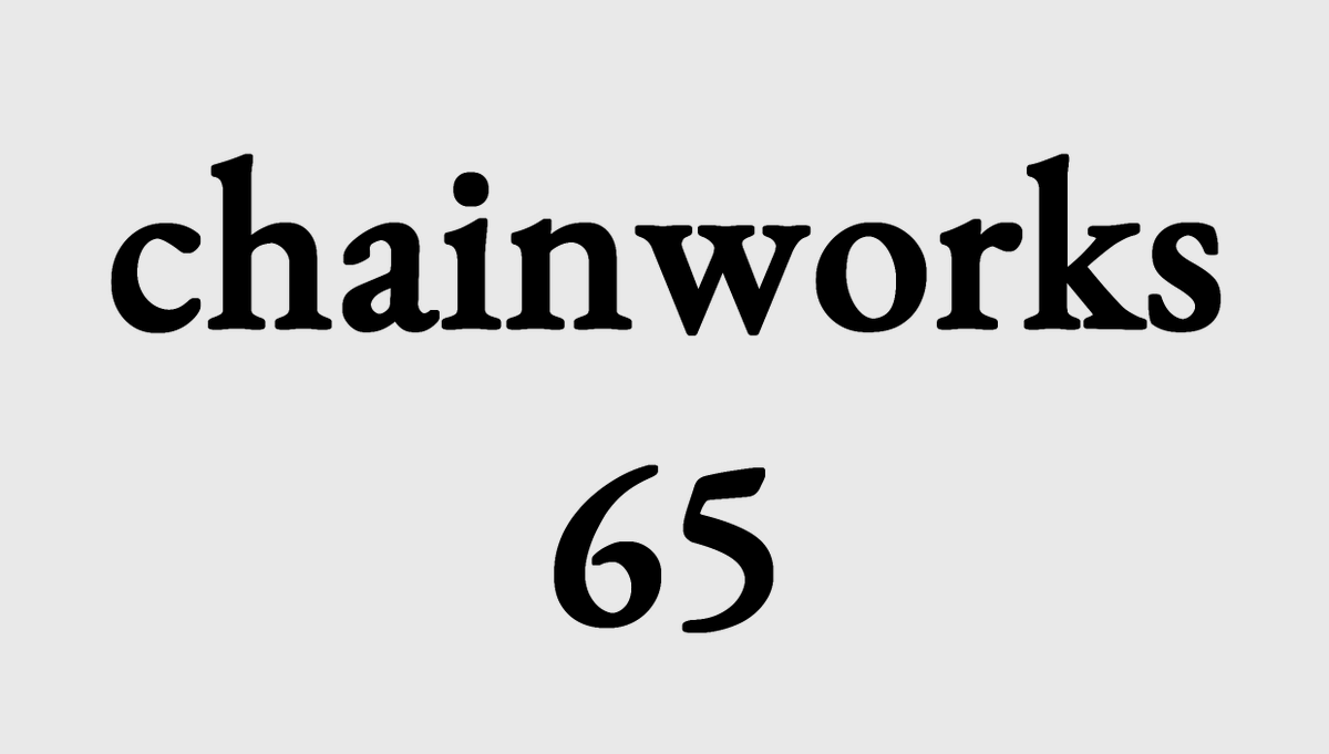 JohNostalg's tweet photo. #Chainworks 65 - a new era begins https://t.co/bggOLnBhA7