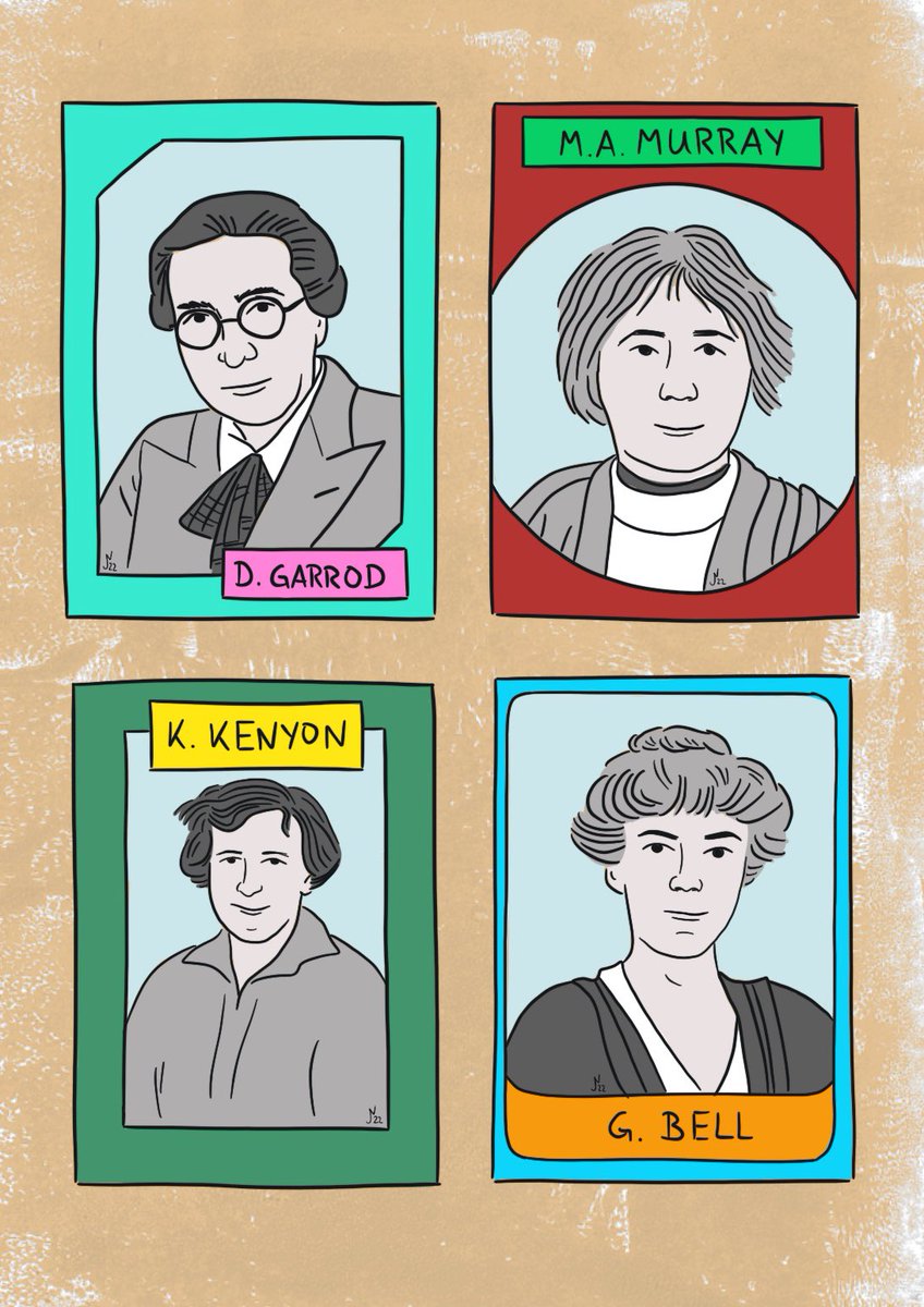Heard #TradingCards are becoming a big thing again. 😲

How about a series of pioneering #archaeologists? 🤔😉