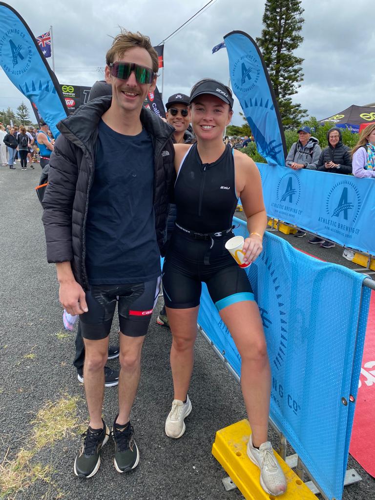 So happy to witness <a href="/caittsmith_/">Caitlin Smith</a> kick off her triathlon career with a solid performance despite some rough waves.

Looking forward to the next one already 🏊‍♂️🚴‍♂️🏃‍♂️