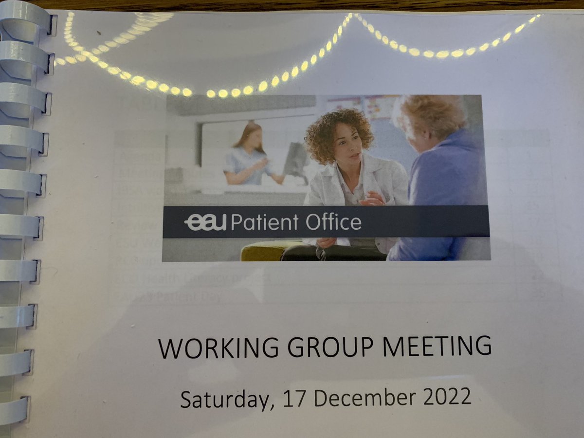 The Patient Office:

Volle dag samen met urologen vanuit heel Europa over #patientinformatie #shareddecision #patientadvocacy etc etc   @Uroweb @EauPatient