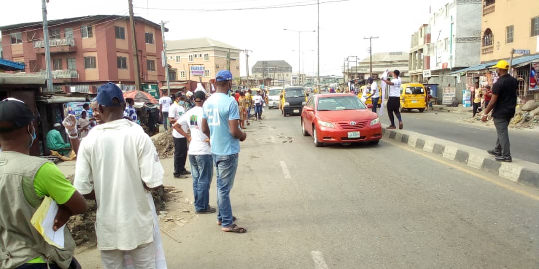 Tire/Ijesha Labour party clean up and sensitization campaign. 
#ForwardEver #Labourparty