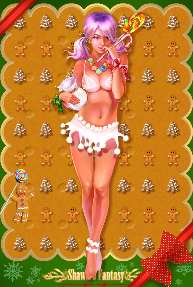 shawlisfantasy's tweet photo. ジンジャーブレッドガール #オリジナル #shawli #創作 #リアル美女 #クリスマス #サンダーガール #裸足 #素足 #ジンジャーブレッドマンクッキー https://t.co/Pw1N3wqTGB https://t.co/RXCQmkH3vp