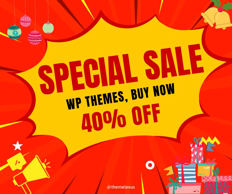 themelexus WordPress theme Christmas sale