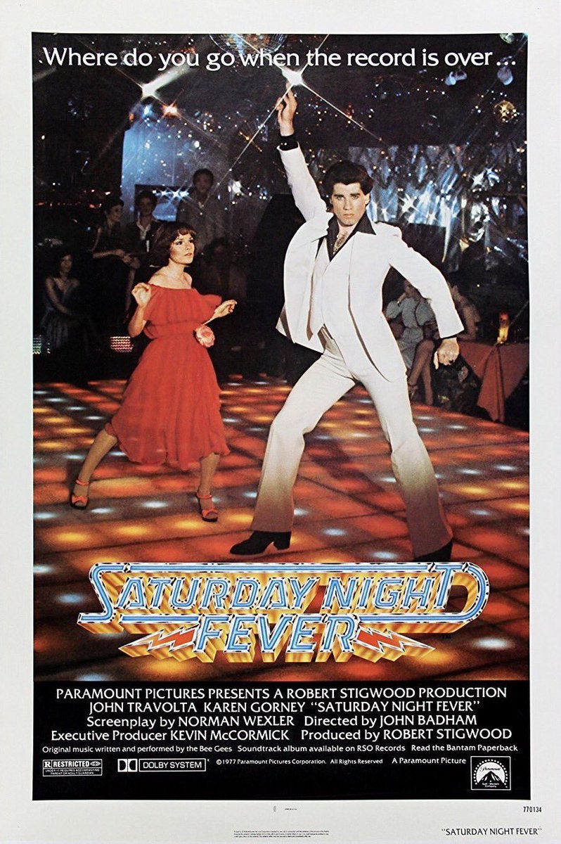 FilmNewsNos's tweet photo. 🎬MOVIE HISTORY: 45 years ago today, December 16, 1977, the movie ‘Saturday Night Fever’ opened in theaters!
#JohnTravolta #KarenGorney #BarryMiller #JosephCali #PaulPape #DonnaPescow #BruceOrnstein #ValBisoglio #JulieBovasso #FranDrescher @BeeGees #JohnBadham https://t.co/gy0lfGwUMI