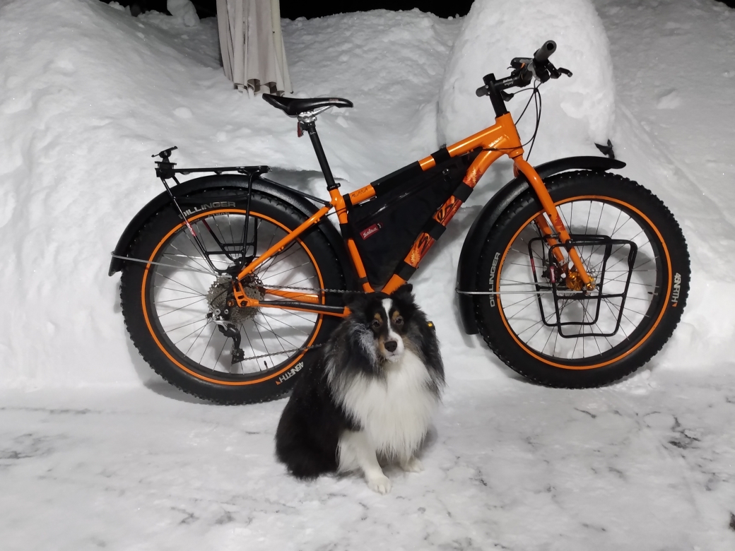 With fatbikes it's not spring cleaning but winter refreshing. "Ooh, these cables are gummy at 2°F. Time for a flush."