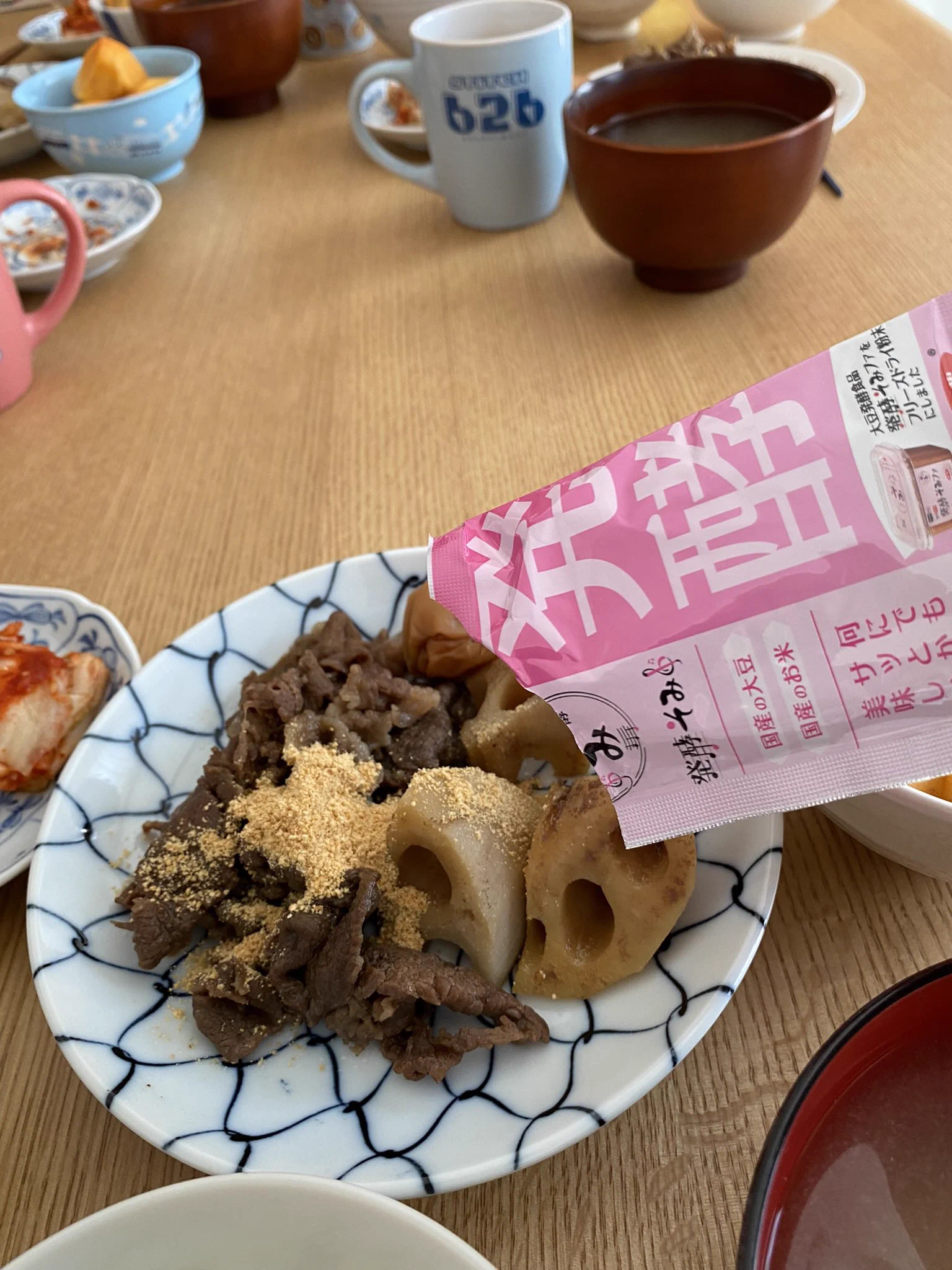 味噌をガッツリ使ってください♪😀味噌は日本人が伝承している発酵食品 #抗ストレス #リラックス効果、#生活習慣病  #胃潰瘍防止 ＃不眠症改善予防 さまざまな効果報告有り💮塩分気になる方は塩分ゼロ『発酵そみファ』＆さっと一振り『発酵そみド』#高血圧  ＃減塩味噌
＃無塩味噌  