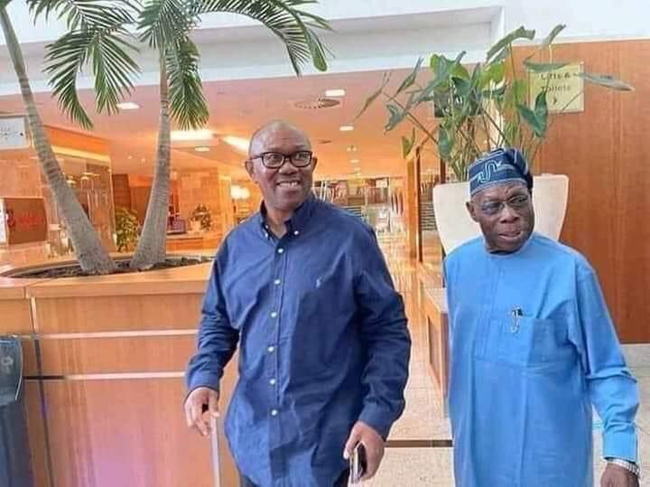 Spotlight_Abby's tweet photo. Former President Obasanjo took his advocacy for Peter Obi to the US-Africa summit convened in Washington DC by US Pres Biden. Learnt OBJ spoke to the 49 African leaders that were there. What shall we say to our beloved &amp; globally respected Grand daddy? 😍😍😍 https://t.co/d7ZuGT6toz