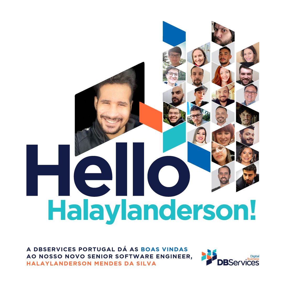 DBServicesPT's tweet photo. O novo Senior Software Engineer da DBServices Portugal chega para somar o seu conhecimento à nossa equipa de Digital, Business and Service. Welcome, Halaylanderson Mendes da Silva!
#welcome #hello #hellohaaley #somar #equipa #dbservices #digital #business #services #people https://t.co/UNohVV68zx