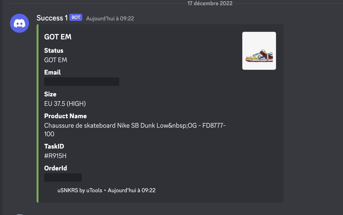 X1 Dunk Low Ebay ! 
Cg : <a href="/TheUniverSole/">Ace EU</a> <a href="/FeedL2_0/">FeedL2.0</a>
Bot: @uTools_ <a href="/utools_/">uTools</a>success
Proxies : <a href="/BlueMagicProxy/">Blue Magic Proxies</a> <a href="/Marsproxies/">MarsProxies</a>
Tools : <a href="/raffLESS_/">raffLESS</a> <a href="/No3DS/">3DYES</a>
Raffle Group : @Haizumraffle