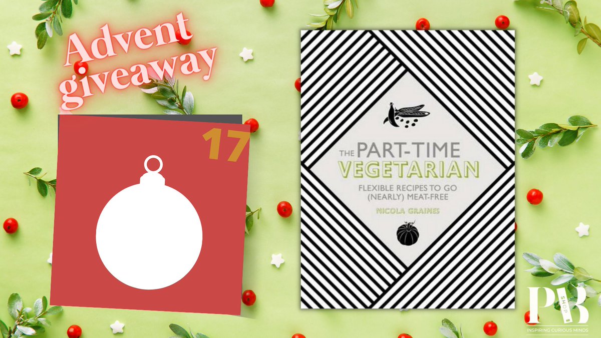 Todays #advent #giveaway is 'The Part-Time Vegetarian' from <a href="/nourishbooks/">Nourish Books</a> 🎄 

#Like, #retweet and #follow us to enter.  UK entries only #Competition ends today at midnight!

tinyurl.com/5n8w9jca

 #ukgiveaway #win #ukcompetition #cookbook #parttimevegetarian