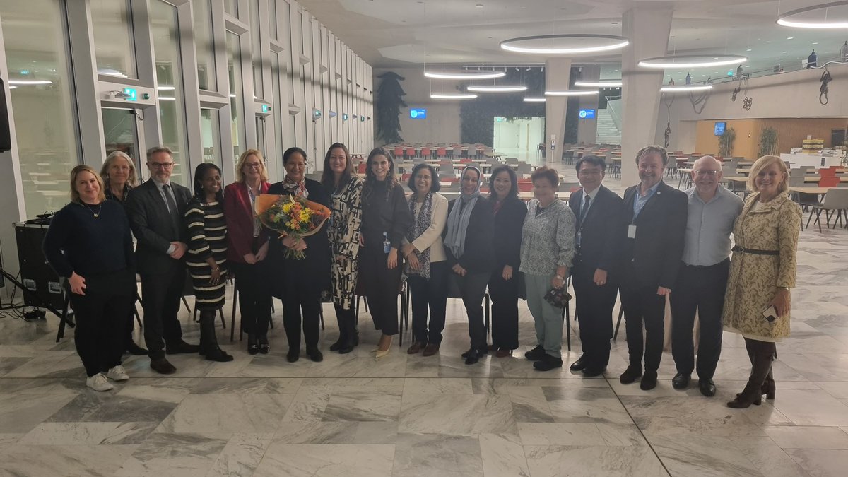 Bittersweet farewell to the wonderful <a href="/elizabeth_iro/">Elizabeth Iro</a> as she leaves WHO to return to her beloved home. Leadership can be kind, gentle and inclusive. Heartfelt thanks to you Elizabeth for putting Nursing at the heart of global health.