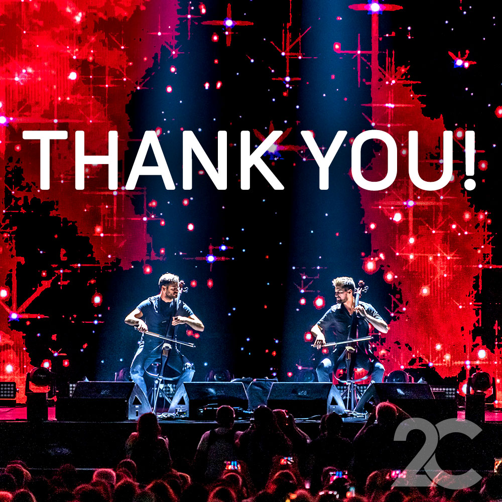 THANK YOU to everyone who has supported us over the years!! ❤️🙏  #2cellos