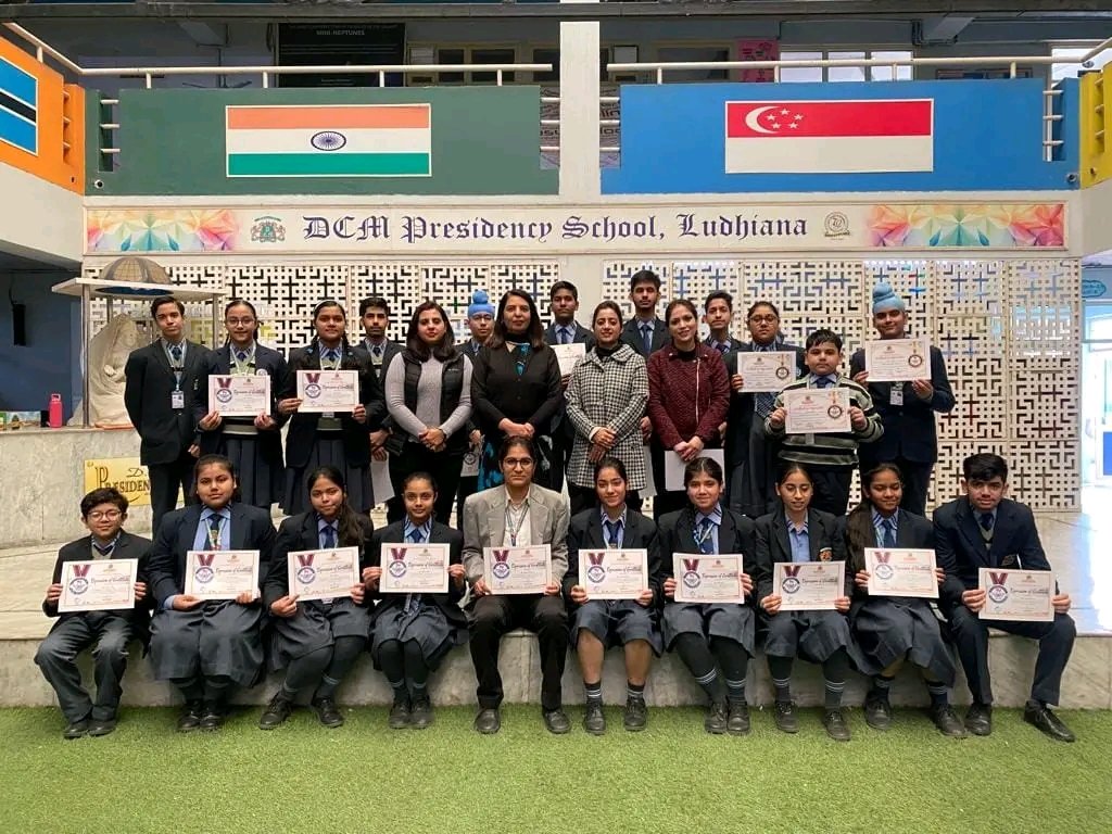 DCMPresidency's tweet image. Happiness lies in the joy of achievement &amp;amp; the thrill of creative efforts .
Felicitation of Winners and Student Organisers of Wiztech 2022 .
#wiztech #IT #felicitation #event #DCMP #BestSchoolInLudhiana