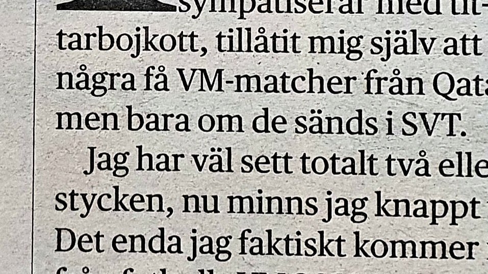 JillHelmi's tweet photo. DN Kultur idag Mycket information men ändå bästa betyg för SVT https://t.co/BLl8ZXiJ1J