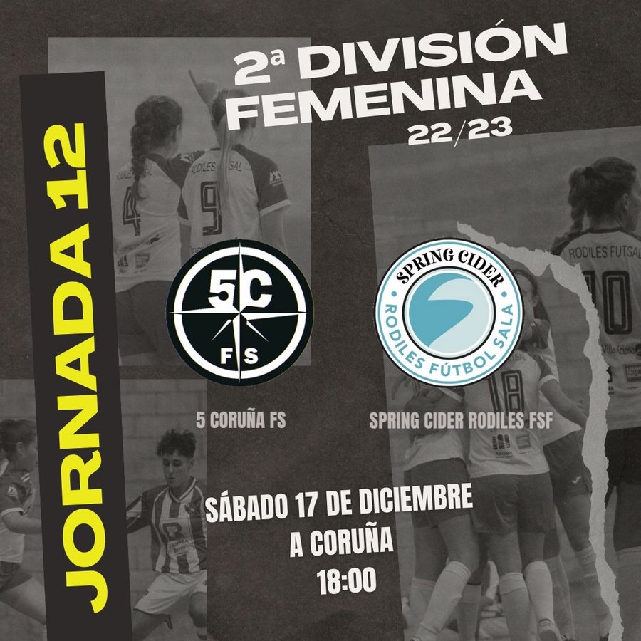 Arco iris Planta inventar Adelanto de Resultados 12ª Jornada de Segunda RFEF Futsal Femenina 22/23