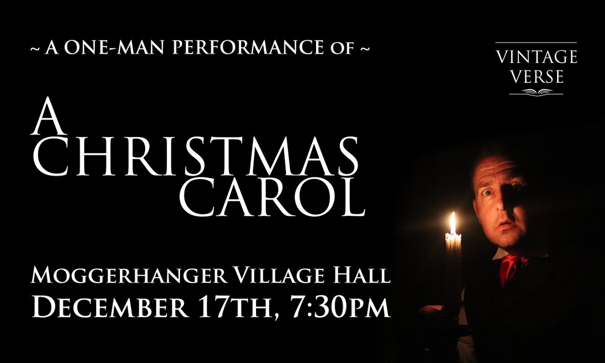 ONE LAST SHOW! 
After a lovely run of shows it's the last one of the year tonight at Moggerhanger Village Hall.
Tickets still available of course 🙂
wegottickets.com/event/535259