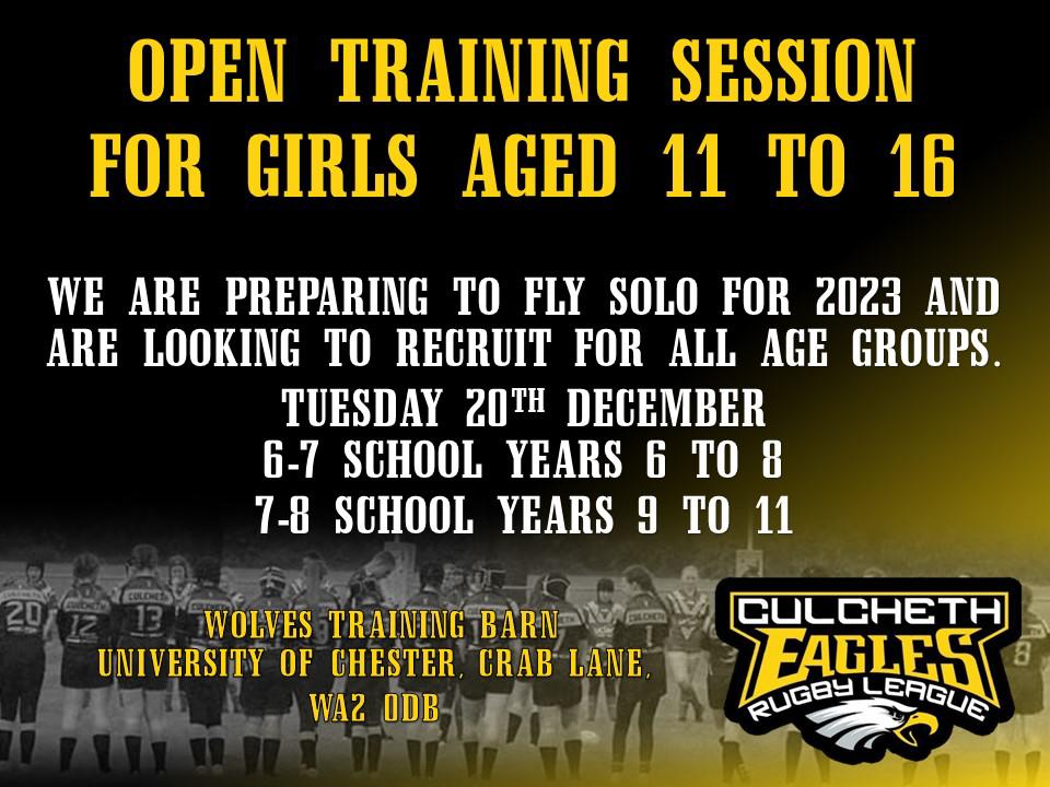 Good luck to Graham and team <a href="/CulchethEagles/">Culcheth Eagles RL</a> 
Really, is a great club that gave so much support to us @HaydockOA <a href="/ArlfcLadies/">Haydock ARLFC Ladies Section</a> last season getting our girl's section going into the great postion we find ourselves in for 2023.