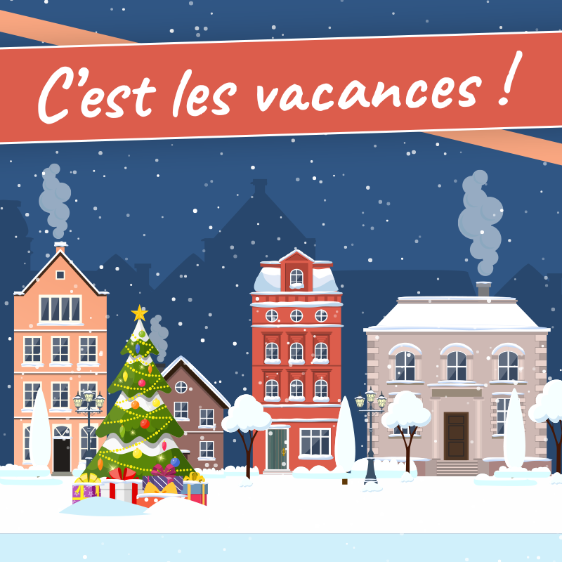 Les vacances sont arrivées, le premier trimestre est terminé.
Toutes les équipes des Éditions Jocatop vous souhaitent de bonnes vacances et de bonnes fêtes de fin d'année. ❄️☃️

Profitez bien de vos proches et reposez vous bien. 🏘️