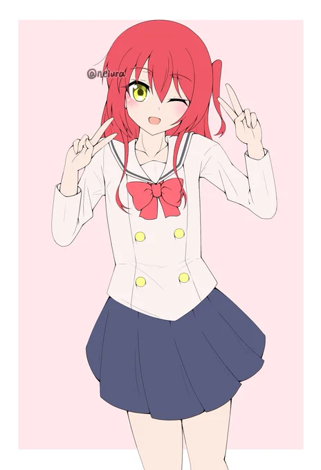 ぼっちざろっく描いてみたその3喜多ちゃん 
