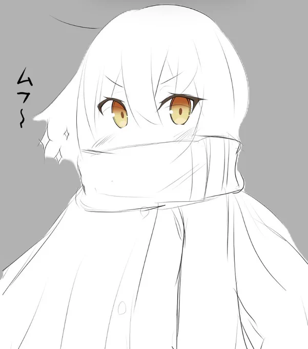 こんな感じに描いてるってあれ⊂(    ⊃˙꒳​˙)⊃ 