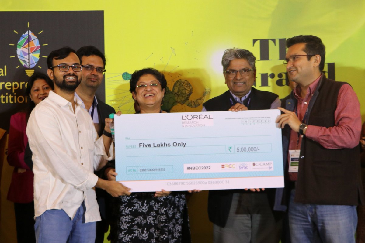 iBRIC-inStem (@dbt_instem) on Twitter photo We congratulate <a href="/kosh_key/">KoshKey</a> co-founder <a href="/TanayBhatt/">Tanay Bhatt</a>, post-doc fellow <a href="/DBT_inStem/">iBRIC-inStem</a>, on winning the 𝗠𝗼𝘀𝘁 𝗜𝗻𝗻𝗼𝘃𝗮𝘁𝗶𝘃𝗲 𝗶𝗻 𝗟𝗶𝗳𝗲 𝗦𝗰𝗶𝗲𝗻𝗰𝗲𝘀 domain @CCAMP_Bangalore National Bio Entrepreneurship Competition.
With <a href="/DBTIndia/">Department of Biotechnology</a> <a href="/rajesh_gokhale/">Rajesh Gokhale</a> <a href="/BIRAC_2012/">DBT-BIRAC</a> <a href="/lorealindia/">L'Oréal India</a> We congratulate <a href="/kosh_key/">KoshKey</a> co-founder <a href="/TanayBhatt/">Tanay Bhatt</a>, post-doc fellow <a href="/DBT_inStem/">iBRIC-inStem</a>, on winning the 𝗠𝗼𝘀𝘁 𝗜𝗻𝗻𝗼𝘃𝗮𝘁𝗶𝘃𝗲 𝗶𝗻 𝗟𝗶𝗳𝗲 𝗦𝗰𝗶𝗲𝗻𝗰𝗲𝘀 domain @CCAMP_Bangalore National Bio Entrepreneurship Competition.
With <a href="/DBTIndia/">Department of Biotechnology</a> <a href="/rajesh_gokhale/">Rajesh Gokhale</a> <a href="/BIRAC_2012/">DBT-BIRAC</a> <a href="/lorealindia/">L'Oréal India</a>