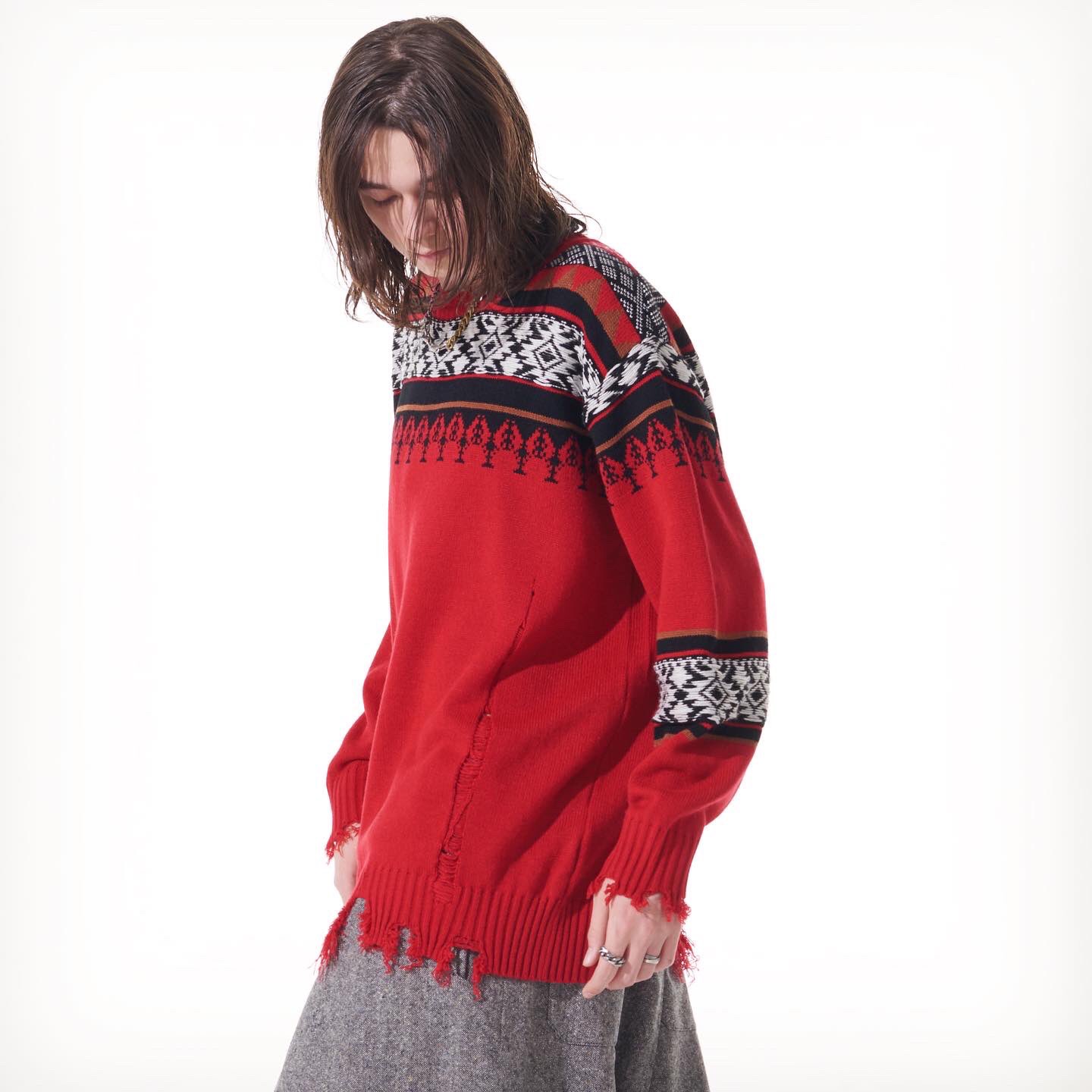 whiz limited DAMAGE KNIT 未使用 ウィズリミテッド