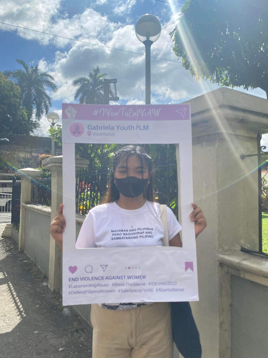 GabYouthPLM's tweet photo. Para gunitain ang kakatapos lang ng labing-walong araw na kampanya ng International Day to Fight Violence Women (IDEVAW), nakiisa ang Gabriela Youth PLM sa pagbibigay atensyon sa mga karahasang dinaranas ng ating kapwa. Sila ay nagbigay kaalaman para sa pag-unawa sa 

1/5 https://t.co/UMUGpzKBmw
