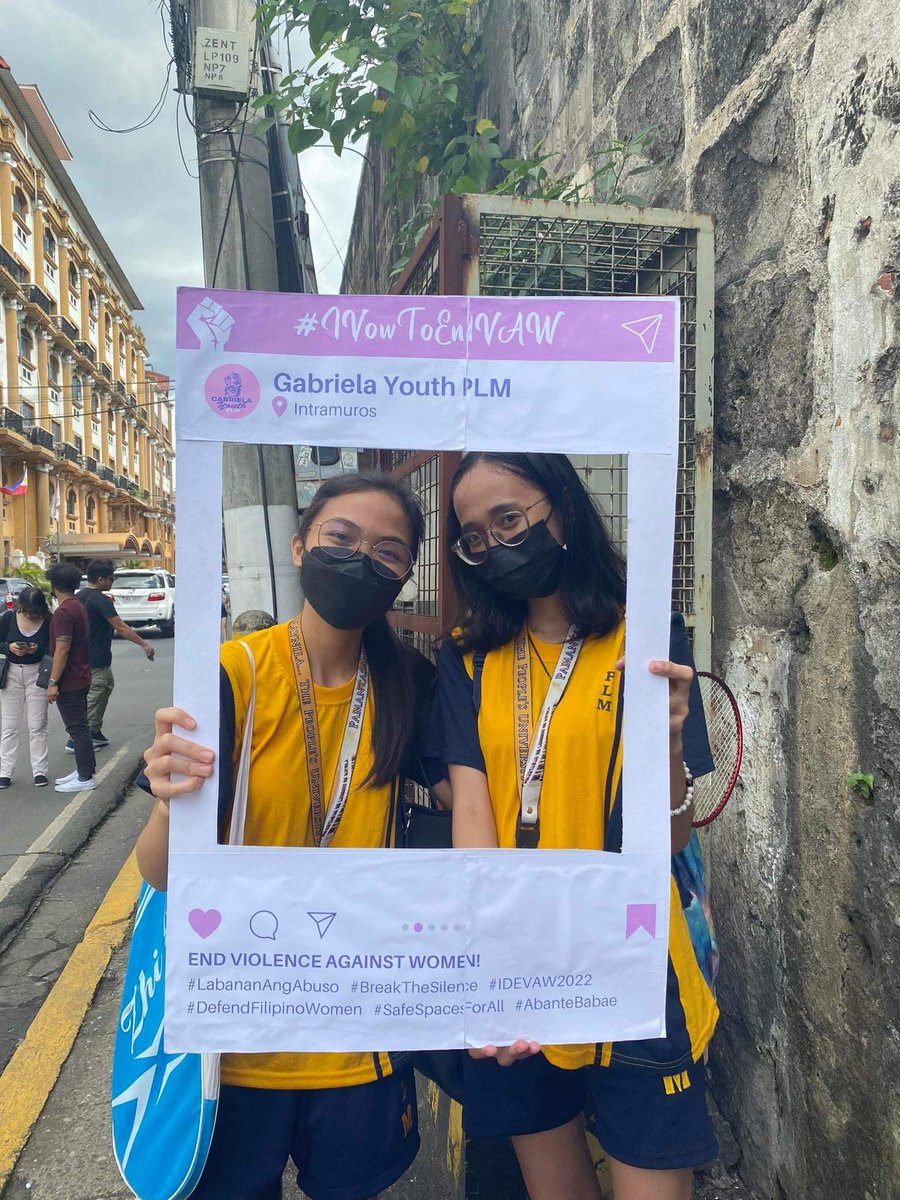 GabYouthPLM's tweet photo. Para gunitain ang kakatapos lang ng labing-walong araw na kampanya ng International Day to Fight Violence Women (IDEVAW), nakiisa ang Gabriela Youth PLM sa pagbibigay atensyon sa mga karahasang dinaranas ng ating kapwa. Sila ay nagbigay kaalaman para sa pag-unawa sa 

1/5 https://t.co/UMUGpzKBmw