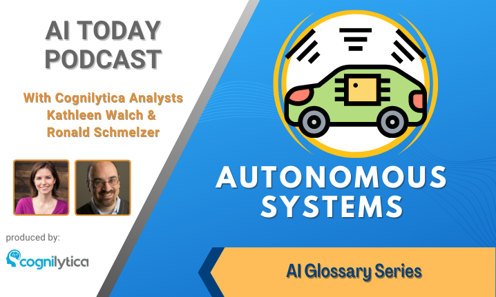 Megala_Y's tweet photo. In this @Cognilytica #AIToday AI Glossary Series #podcast episode 'Autonomous Systems' hosts @rschmelzer &amp; @kath0134 define Autonomous Systems, as well as related terms including Levels of #Autonomy, and #autonomousvehicle. Full episode: https://t.co/86eX487aHM
#AI https://t.co/PsAz4ZjGIj