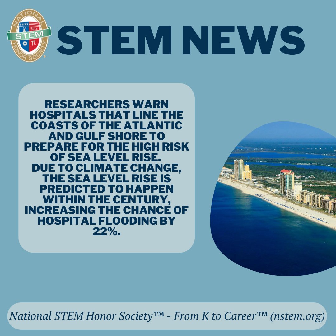 NSTEMHS's tweet photo. Dr. Bernstein highlights the importance of staying prepared amidst the climate change crisis.
Would you ever live close to the coast?
Source: https://t.co/OhOvUABdpU
#nstem #nstemhs #climate #change #stem https://t.co/z9waunPuI3