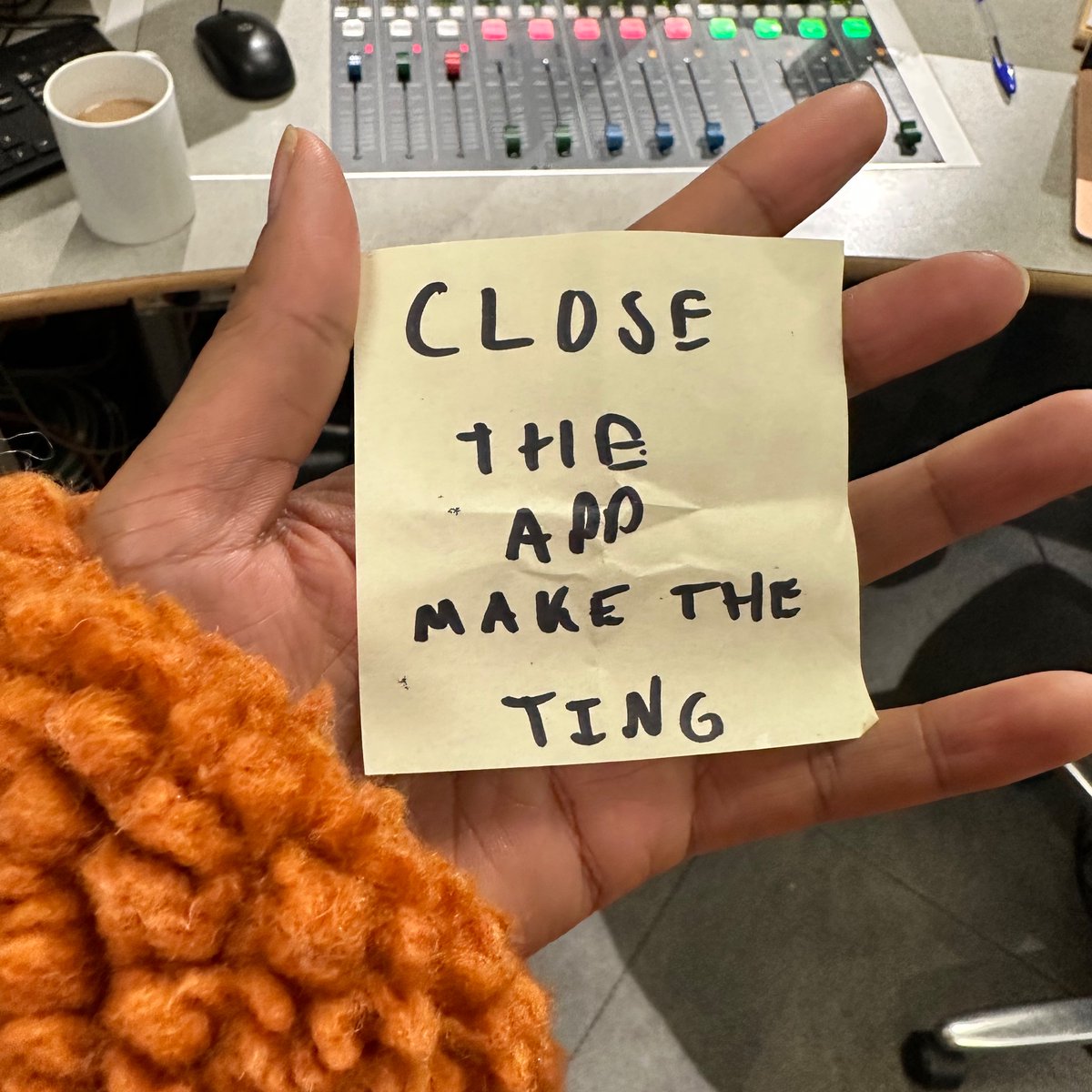 On the show right now the man behind this saying <a href="/eli1ah/">Elijah</a>! Dropping those gems on <a href="/BBC6Music/">BBC Radio 6 Music</a> 👉🏾 bbc.co.uk/programmes/m00…