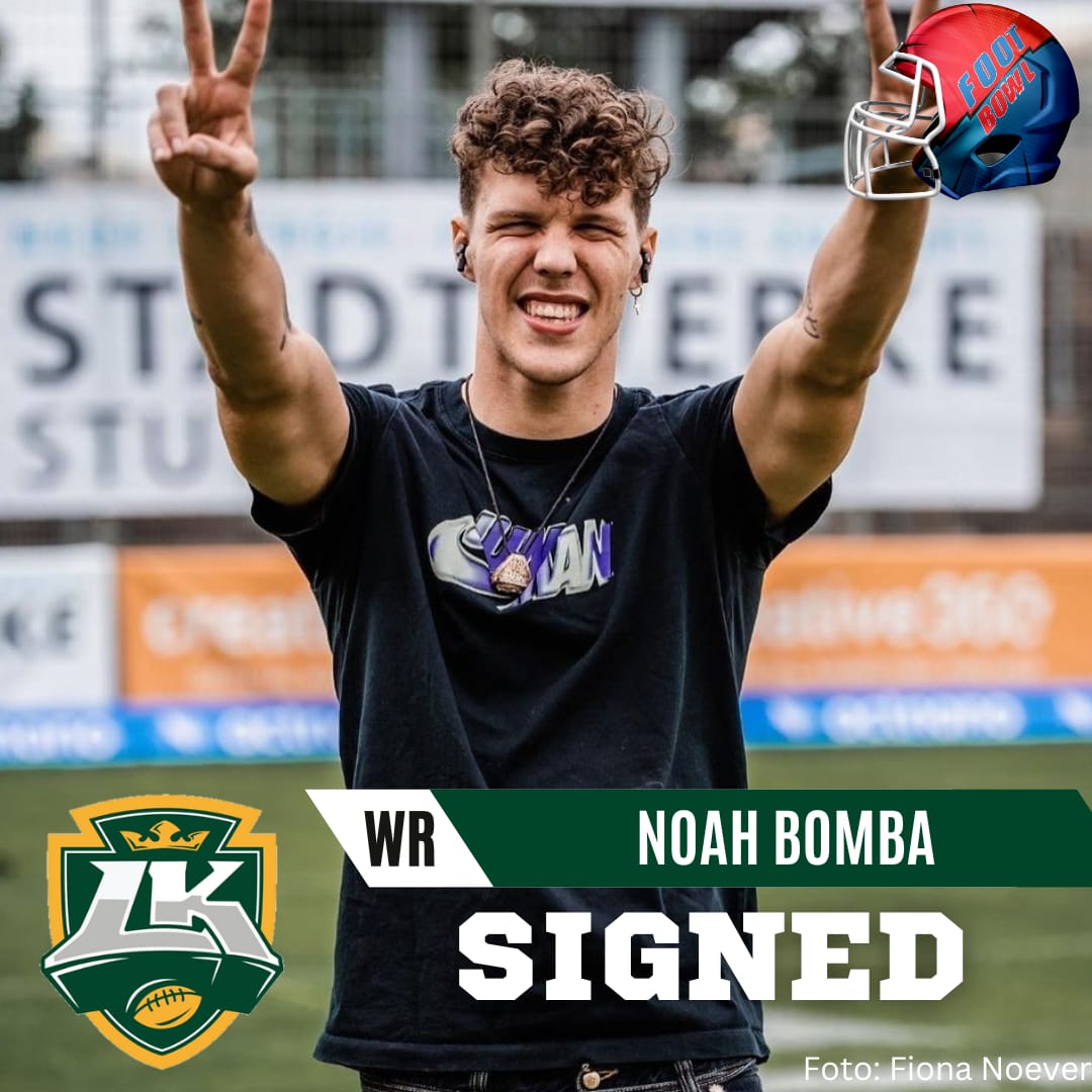 aroundtheelf's tweet photo. Third ELF team in three years. 2021 ELF Champion Noah Bomba moves from the Surge to the @LeipzigKings. The wide receiver is 22 years old #ELFSigning

https://t.co/mNcZMNiDg5 https://t.co/ydiFd4wZtV