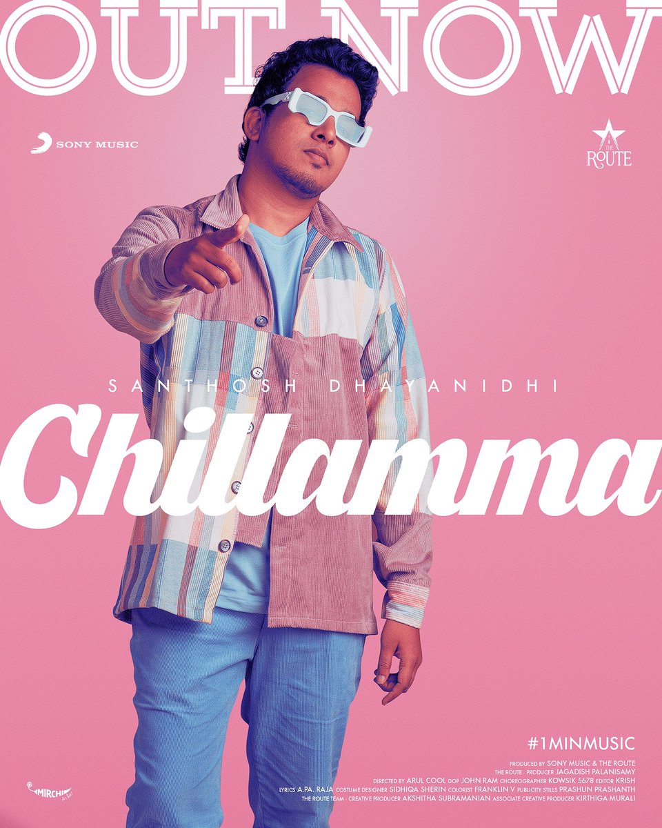 Hey #Chillamma 💞😍

 <a href="/DhayaSandy/">Santhosh Dhayanithi</a> 

➡️ SMI.lnk.to/Chillamma

#1MinMusic <a href="/TheRoute/">TheRoute</a> <a href="/instagram/">Instagram</a>