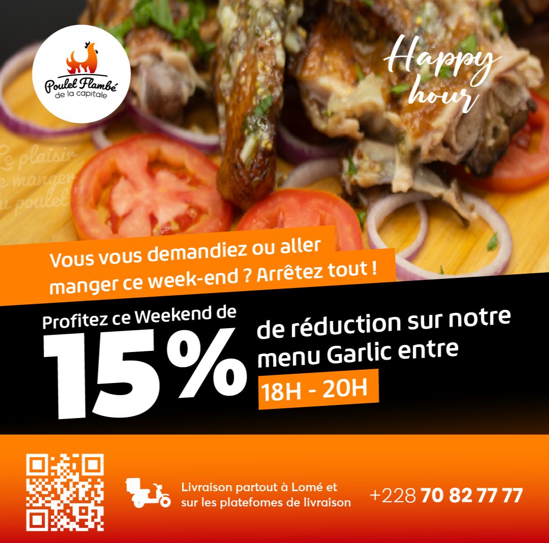 PFC_lome's tweet photo. Si vous songiez à ou aller manger ce week-end, laissez tomber.
On adore le PFC Garlic, tout comme vous, alors on va se faire plaisir 😁😁😁#TgTwittos https://t.co/Yg31kEvHXQ