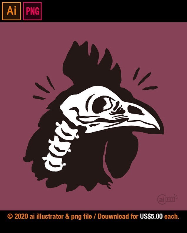 ai_file's tweet photo. Chicken head bone illustration
Designed by CHACHABO
Product ID : 002-0057
Royalty Free
@ai.file
・
https://t.co/50QAVQHq4Q
・
・
#chicken #chickencharacter #chickendrawing #chickenillustration #chickenclipart #chickenvector #chickenckull
・
・
#ai_file #illustration #illust… https://t.co/rEz2AhJxbA
