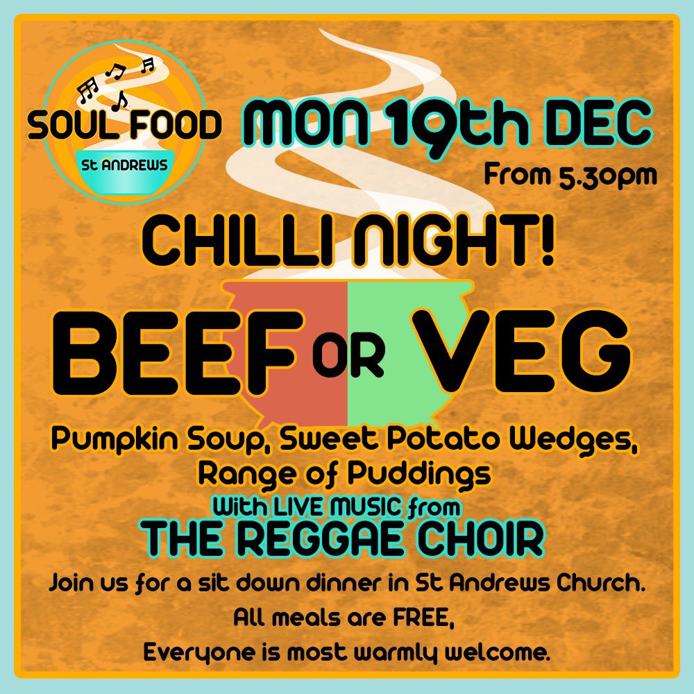 Leytonstone Ward Mutual Aid (@leytonstone_aid) on Twitter photo Every Monday from 5:30on Soul Food <a href="/StAndrewsE11/">St Andrew's, Upper Leytonstone E11</a> sit down dinner & live music from the Reggae Choir ๐ผ Every Monday from 5:30on Soul Food <a href="/StAndrewsE11/">St Andrew's, Upper Leytonstone E11</a> sit down dinner & live music from the Reggae Choir ๐ผ