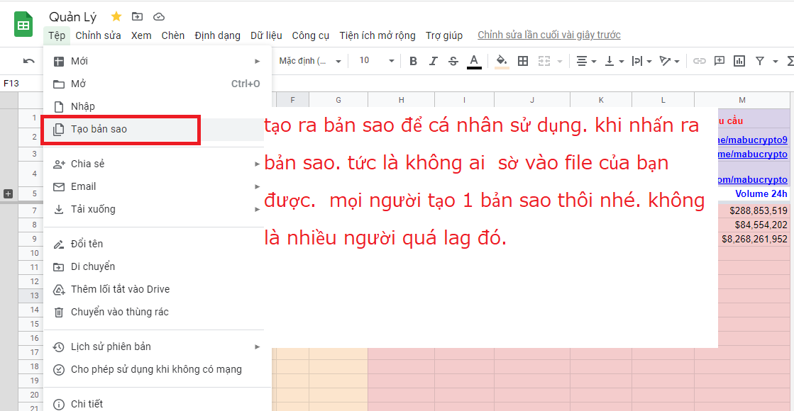 mabucrypto's tweet photo. Tặng cho ae cái file cá nhân quản lý coin nè. 
file có gì : 
1 : tự động cập nhật dữ liệu
2 : Volume , Rsi , % 24h, Giá cao thấp 24h...
Ae làm theo hướng dẫn ở cái ảnh nhé. 
https://t.co/Bqr7Jv5UUB https://t.co/CYb46yqsNY