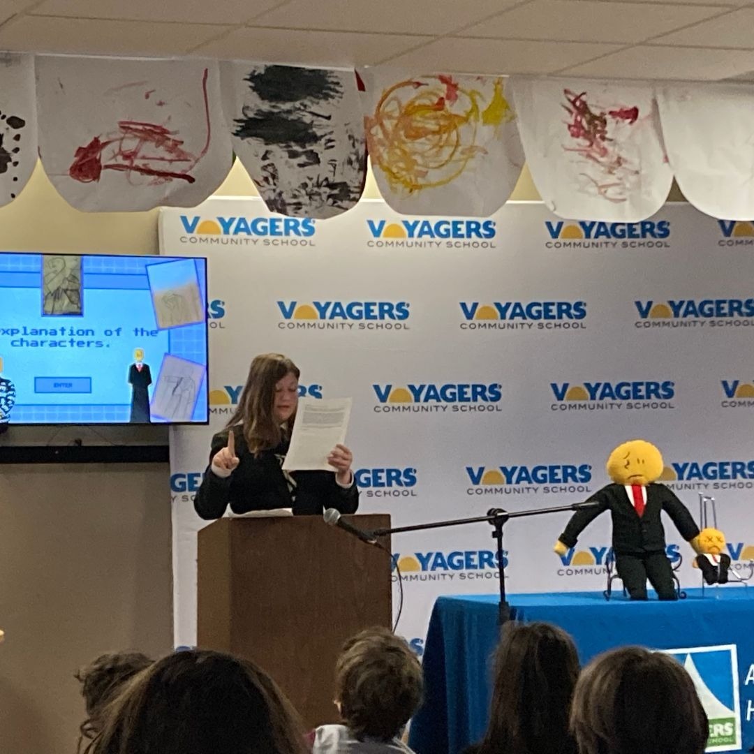 VoyagersNJ's tweet photo. That's a wrap for Project Weeks! We are SO PROUD of our students for cultivating the confidence to present their passion projects to the entire student community! Congratulations Skippers! 

#reggioemilia #projectweeks #presentation #publicspeaking https://t.co/5Iw2sRjeEY