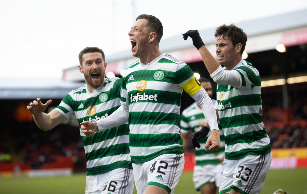 Accurate passes in that game:

Callum McGregor - 170
Aberdeen - 117

Scenes at Pittodrie 😳