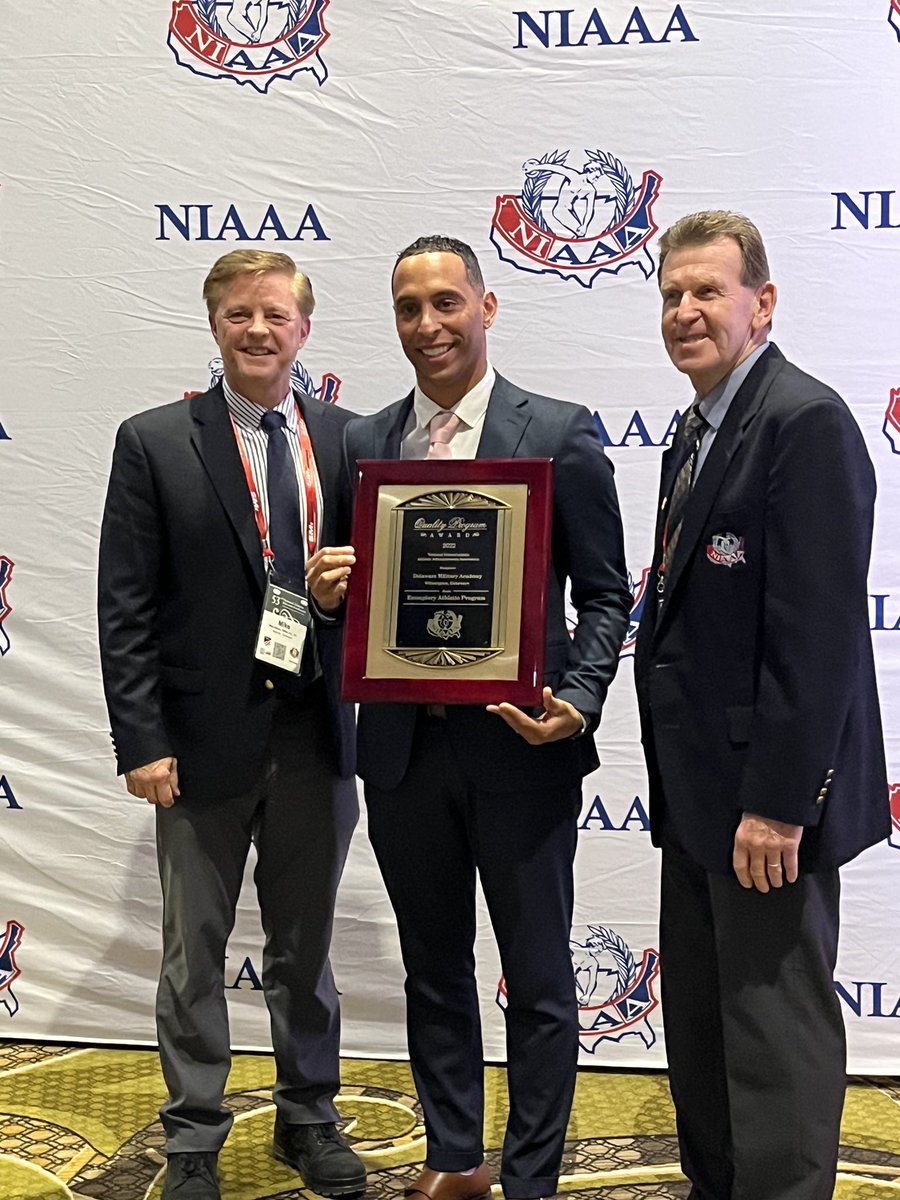 Congratulations to Delaware Military Academy who is a 2022 recipient of the NIAAA Quality Program Award. 
<a href="/NIAAA9100/">NIAAA</a> <a href="/DIAA_Delaware/">DIAA</a>