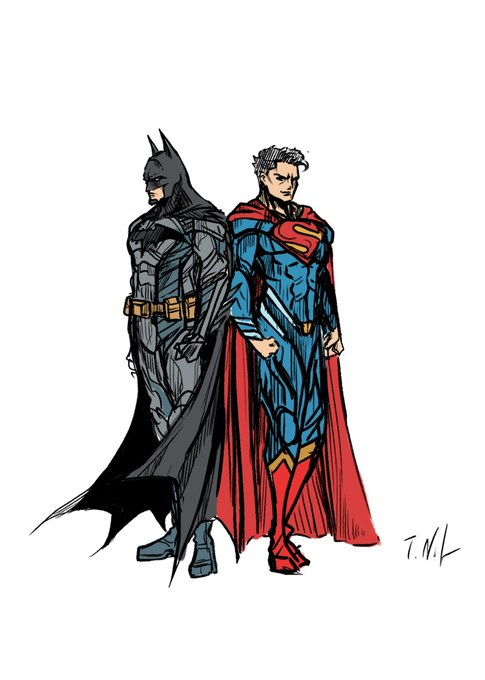 デザインしたBATMAN/SUPERMAN#イラスト 