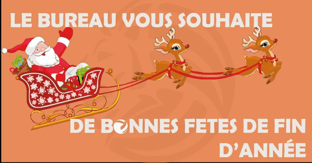 Toute l'équipe du Bureau vous souhaite de belles fêtes de fin d'année ! 🥳 🥂
On vous attend en janvier en forme et motivé pour démarrer une nouvelle année 💪🏐