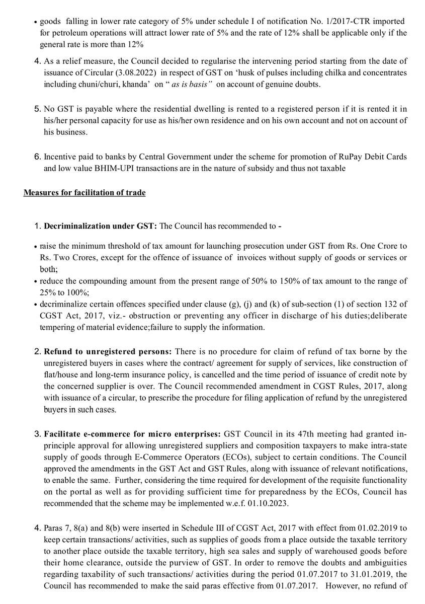 TaxationUpdates's tweet photo. Press Release of the 48th GST Council meeting dated 17/12/2022

https://t.co/UhIwZl4Vpm

@GST_Council https://t.co/gWOEuG3i48