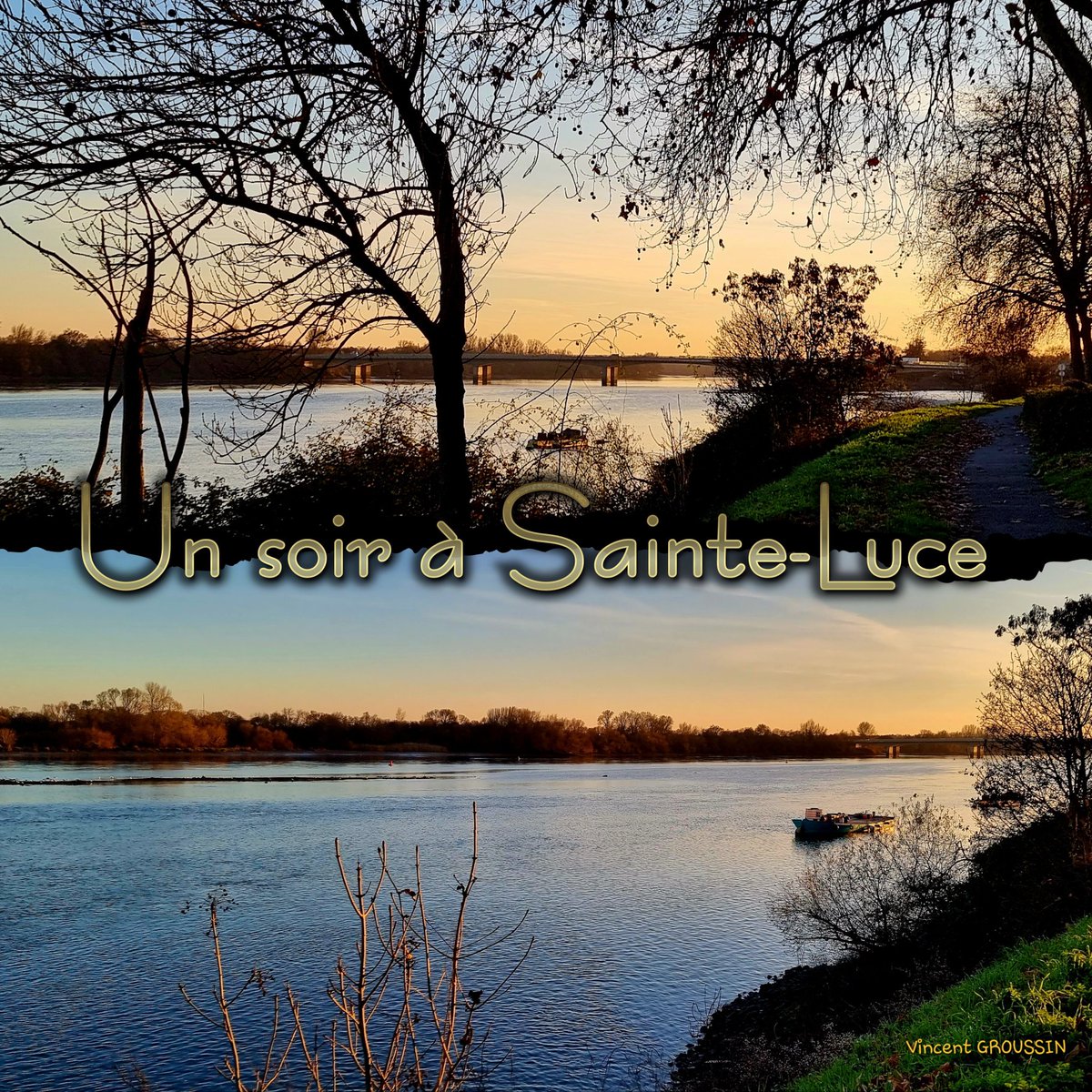 Une belle soirée sur les bords de Loire à Sainte-Luce 
#cartespostalesluceennes #photographedesaintelucesurloire #vincentgroussin #bordsdeloire #baladesympa #nature #naturephotography #naturephoto #naturephotographie #photo #photography #photographie #paysage #saintelucesurloire