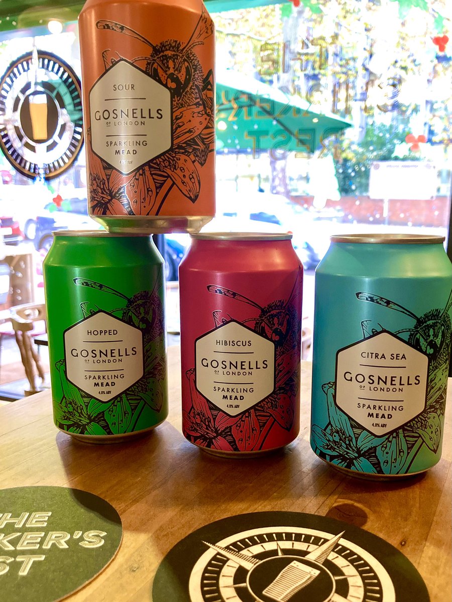 TheShirkersRest's tweet photo. It’s almost certainly time to get more mead into you life.
That’s right. Mead.
@GosnellsMead is made with 100% natural honey, just down the road in Peckham. Now available from the fridge.
#needformead https://t.co/z3bsRS6PbT