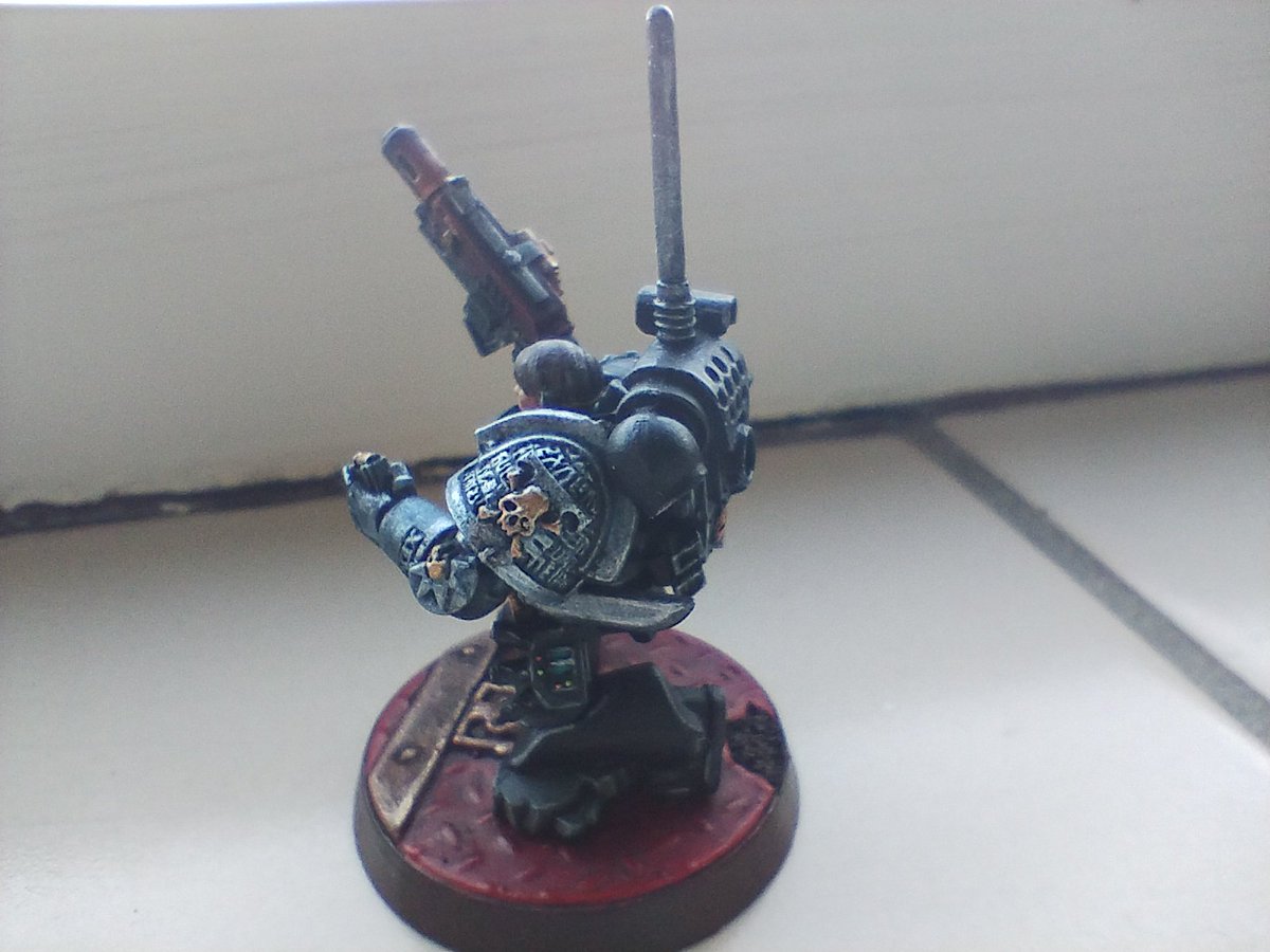 Really happy with this one, one more to go and the team is complete! #WarhammerCommunity #warhammer40k