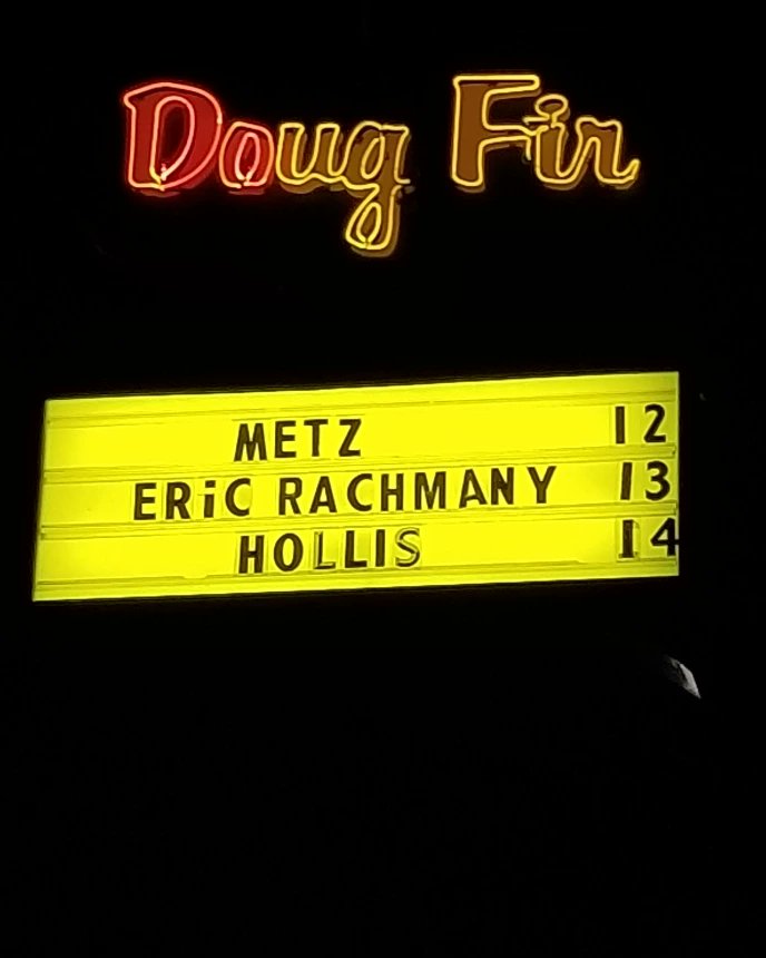 TiberiusTusken's tweet photo. Monday night I went back to Doug Fir to see the band METZ. I hadn't been back there since I quit in 2018. That venue was my first job as a bouncer in 2016. Metz was amazing, and it felt good to rock out in that log cabin basement again.  1 of 2
#dougfir #metz #noiserock https://t.co/cQsFz6goHE