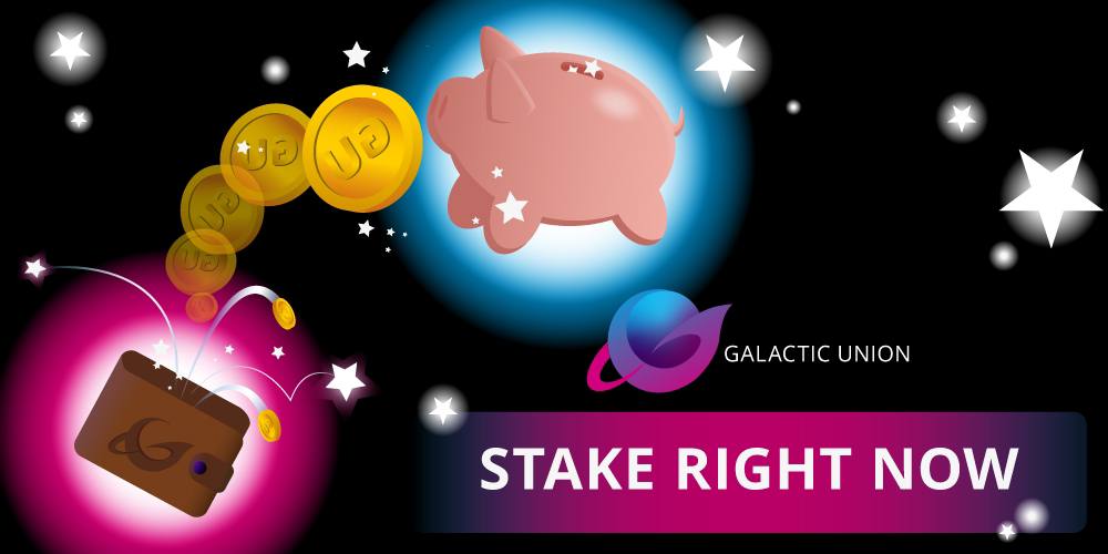 🌎Hi guys!

🔥Staking gives you an increase in the number of your #GU tokens in a short period of time!
 💸Make a stake and get up to 31% per month
 ‼️Steak from only 100 GU!
 ‼️Stake only unlocked GU tokens!
Stake 🔗here dashboard.galacticunion.space/stake

#GalacticUnion #GU #Polygon 
#NFT