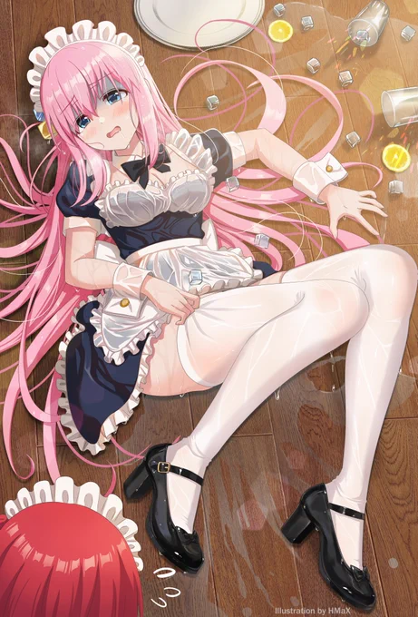#ぼっち・ざ・ろっくみんな:そこに倒れているのは後藤さん?ぼっち:うわー!めっちゃ見られている、この世界から消え去りたい(泣喜多:後藤さん大丈夫?ぼっち:だい……大丈夫……ですぅ～喜多:後藤さんついてきて、拭いてあげるぼっち:あ……あ……はい…… 