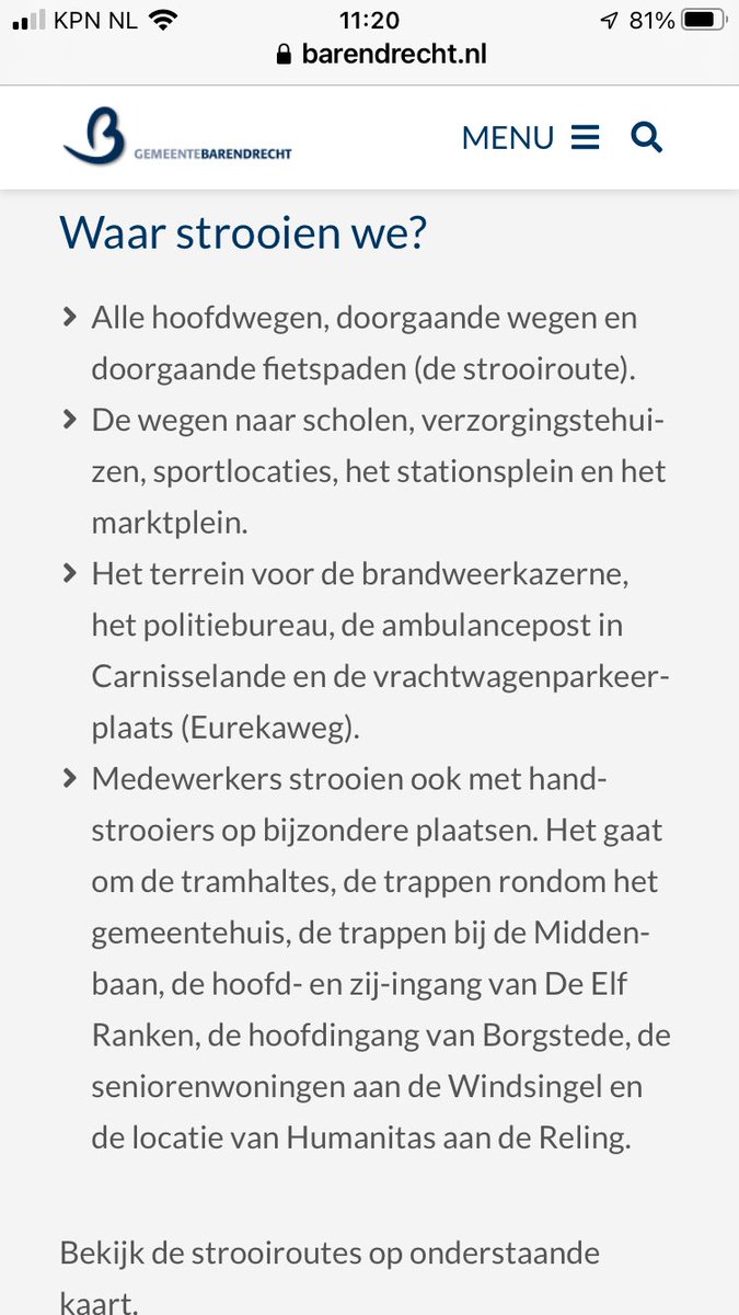 n_laban's tweet photo. ⁦@BarendrechtnuNL⁩ ⁦@BARENDRECHTzh⁩ de oude haven wordt grotendeels bewoont door ouderen. Neem deze lokatie ook op bij strooien! https://t.co/oPYz1L5Imz